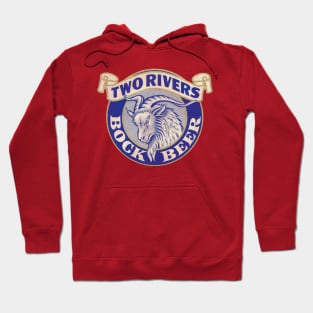 Two Rivers Bock Beer Retro Defunct Breweriana Hoodie